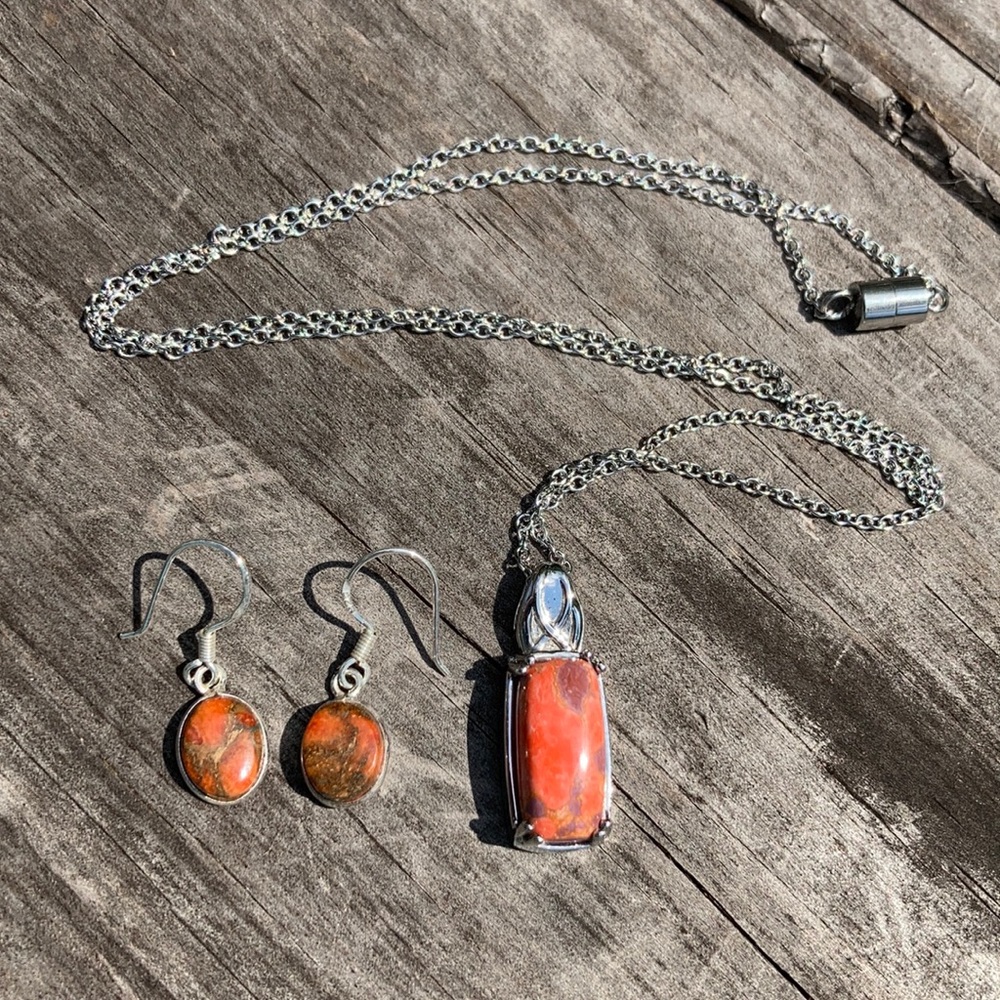 Orange Turquoise Set